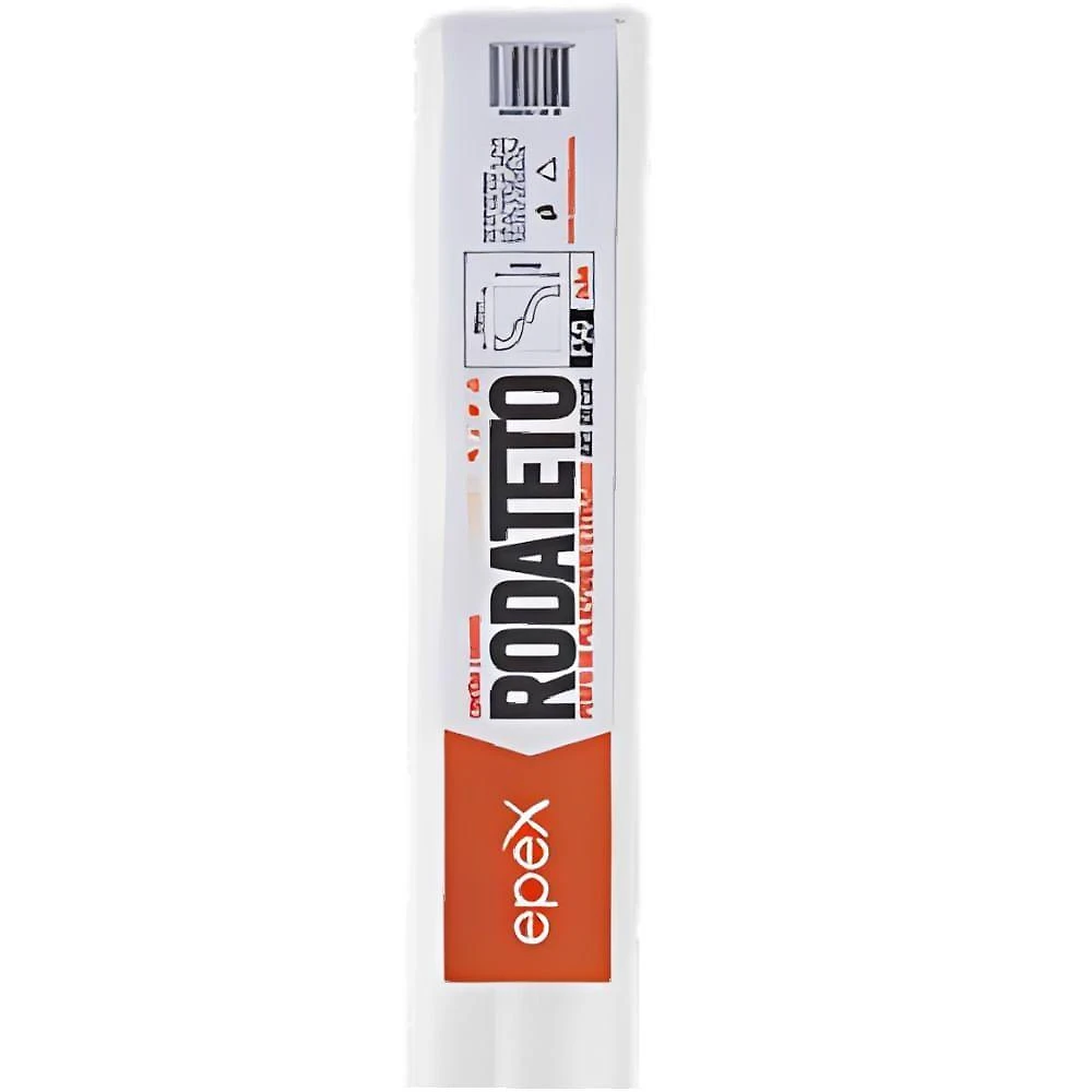 Moldura Canto Rodateto F50 24cm para Junção Teto Parede Branco Epex