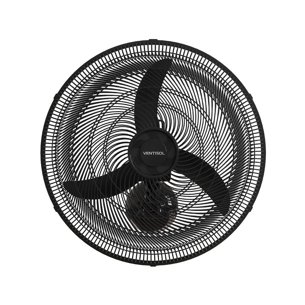 Ventilador Ventisol Parede Oscilante New 50cm Preto 110V