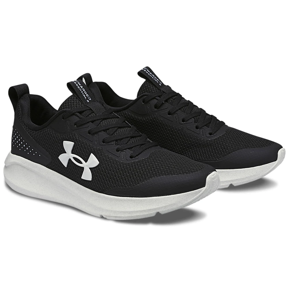 Miniatura Tênis de Corrida Unissex Under Armour Charged Essential 2 Preto - 34