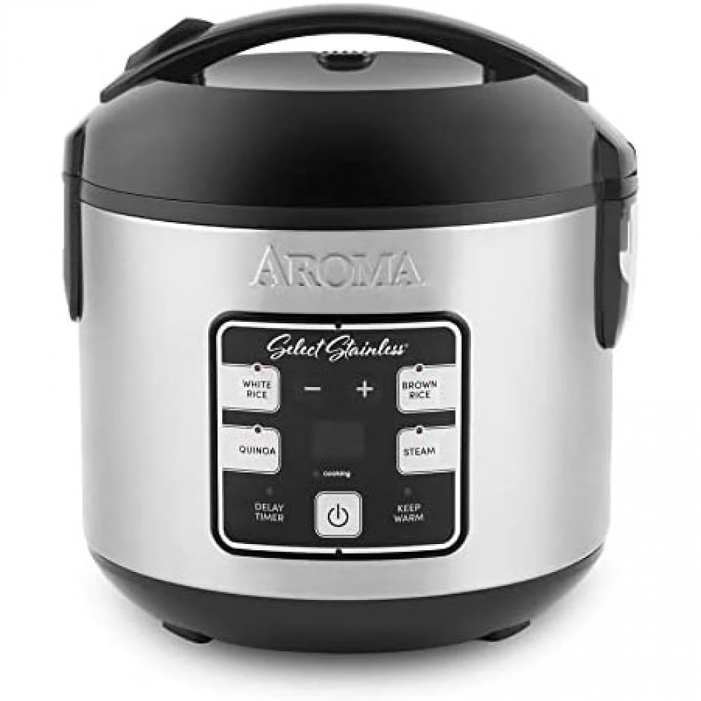 Aroma Housewares Panela de Arroz Elétrica 4 Copos com Painel