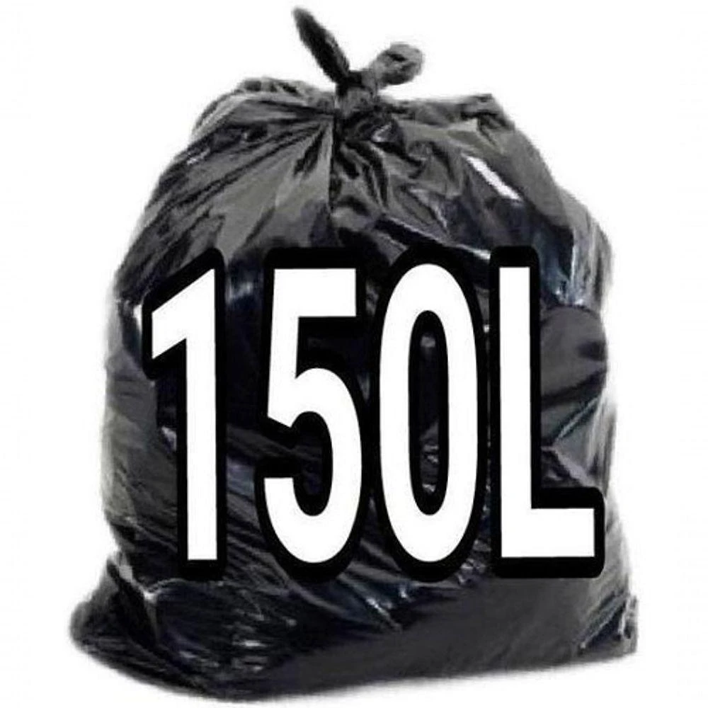 Saco de Lixo 150 Litros Super Reforçado com 100 Unidades Higipack