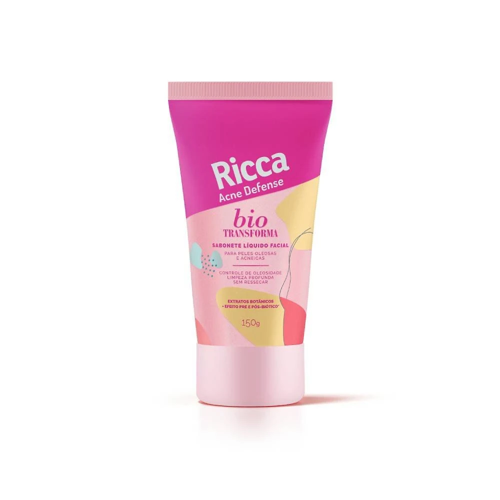 Sabonete Liquido Facial Ricca Acne Defense 150g