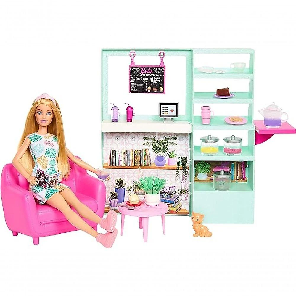Barbie Loja De Chá/café - Hkt94 Mattel