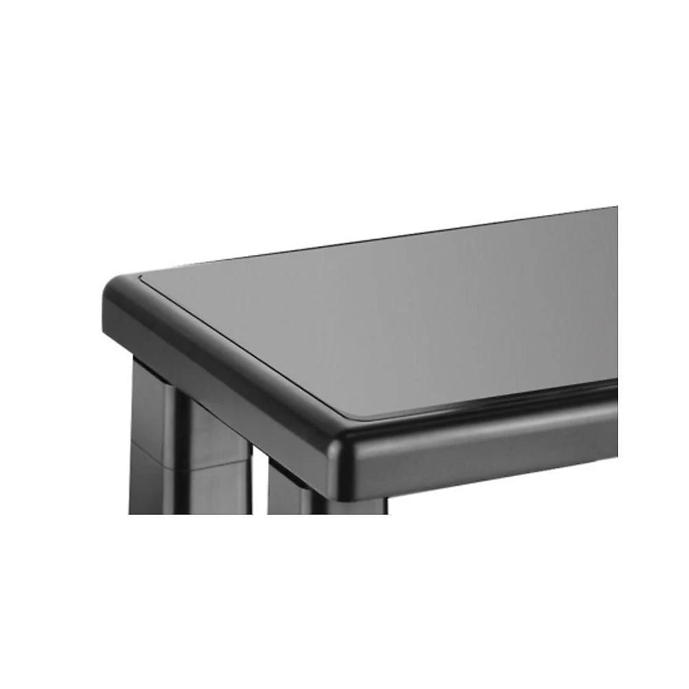 Suporte para Monitor Quadrado AC125 com Ajuste de Altura e Design Compacto Preto Multi