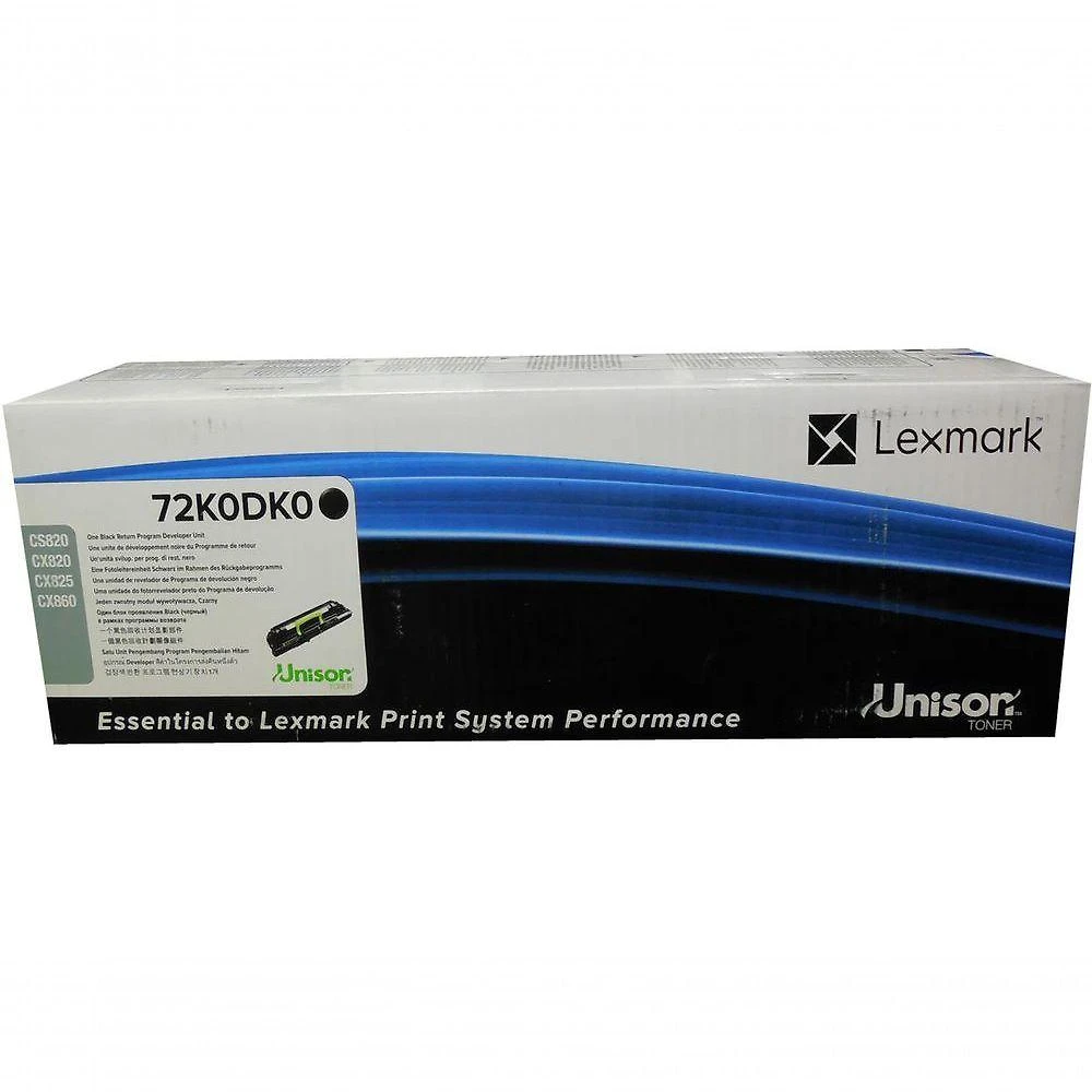 Revelador Lexmark 72K0DK0 Preto 300.000 Páginas Lexmark