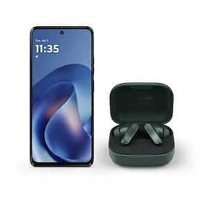 Kit Motorola Moto G47 5G 256GB com Fone Moto Buds Bass Bluetooth ANC