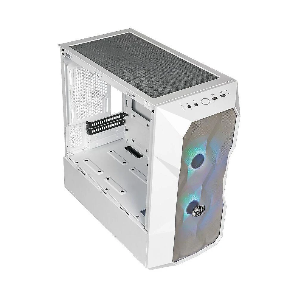 Gabinete Td300 Mesh - Mini Tower - Lateral De Vidro Temperado - Branco - Td300-wgnn-s00