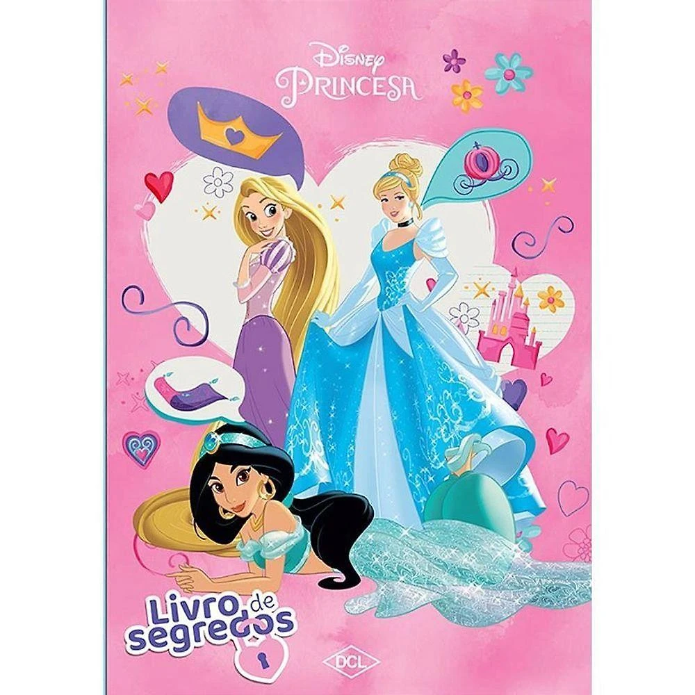 Diário Princesas Livro de Segredos Capa Dura Editora DCL