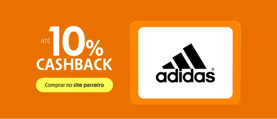 ADIDAS COM ATÉ 10% DE CASHBACK