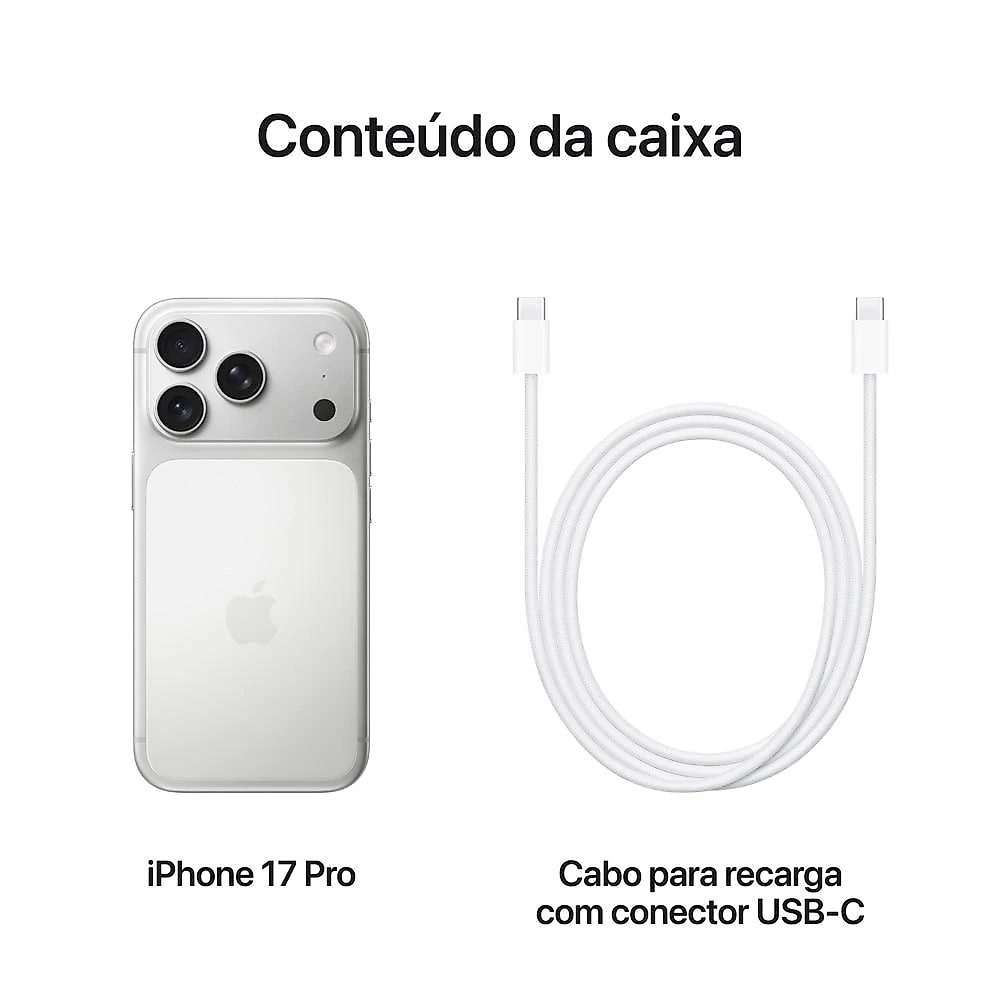 iPhone 17 Pro Apple Prateado, 512 GB