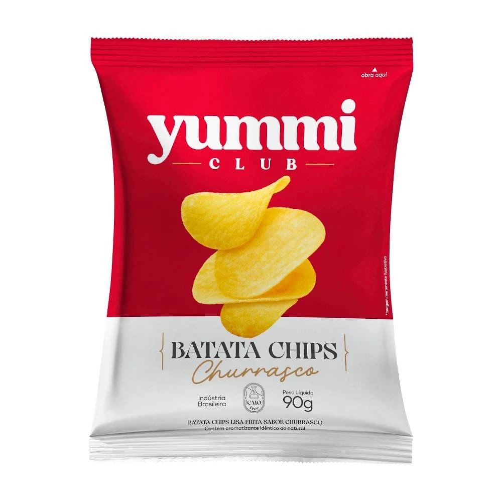 Chips De Batata Churrasco Yummi Club 90g