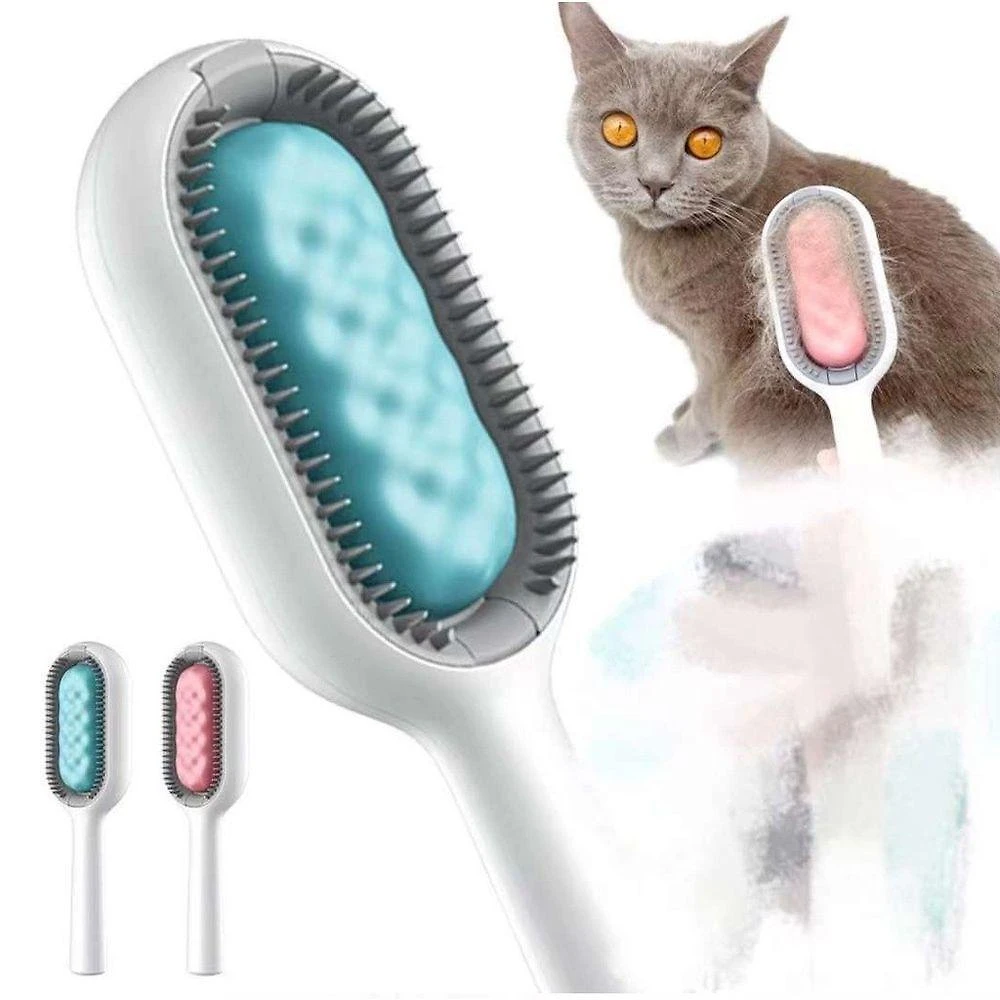 Escova para Pets OEM Modelo 1 para Gatos Cães e Coelhos em Borracha com Função de Massagem 1 Unidade