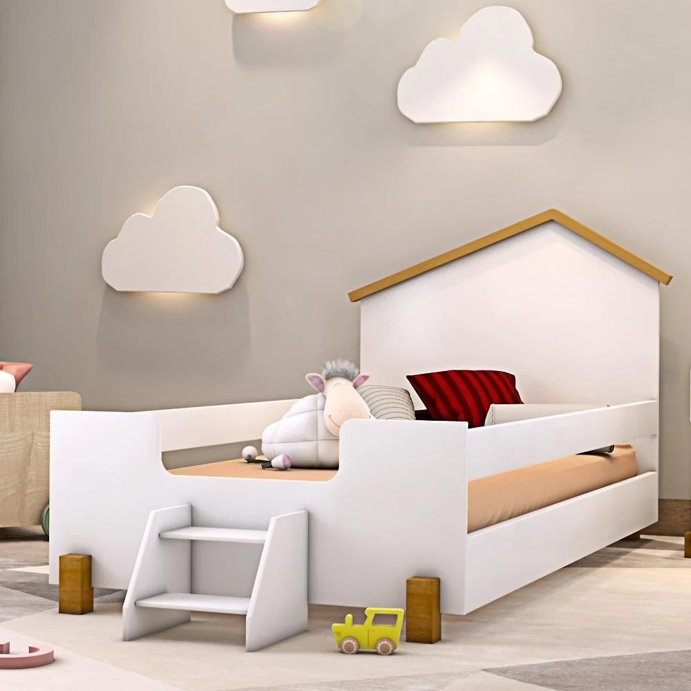 Cama Rodrigues Infantil Branco/natural