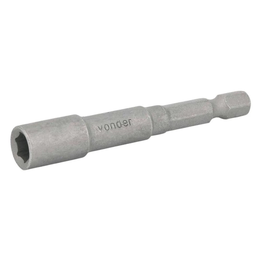 Soquete Sextavado Magnético 30.39.000.014 com Ponteira Sextavada 1/4" Vonder 65MM