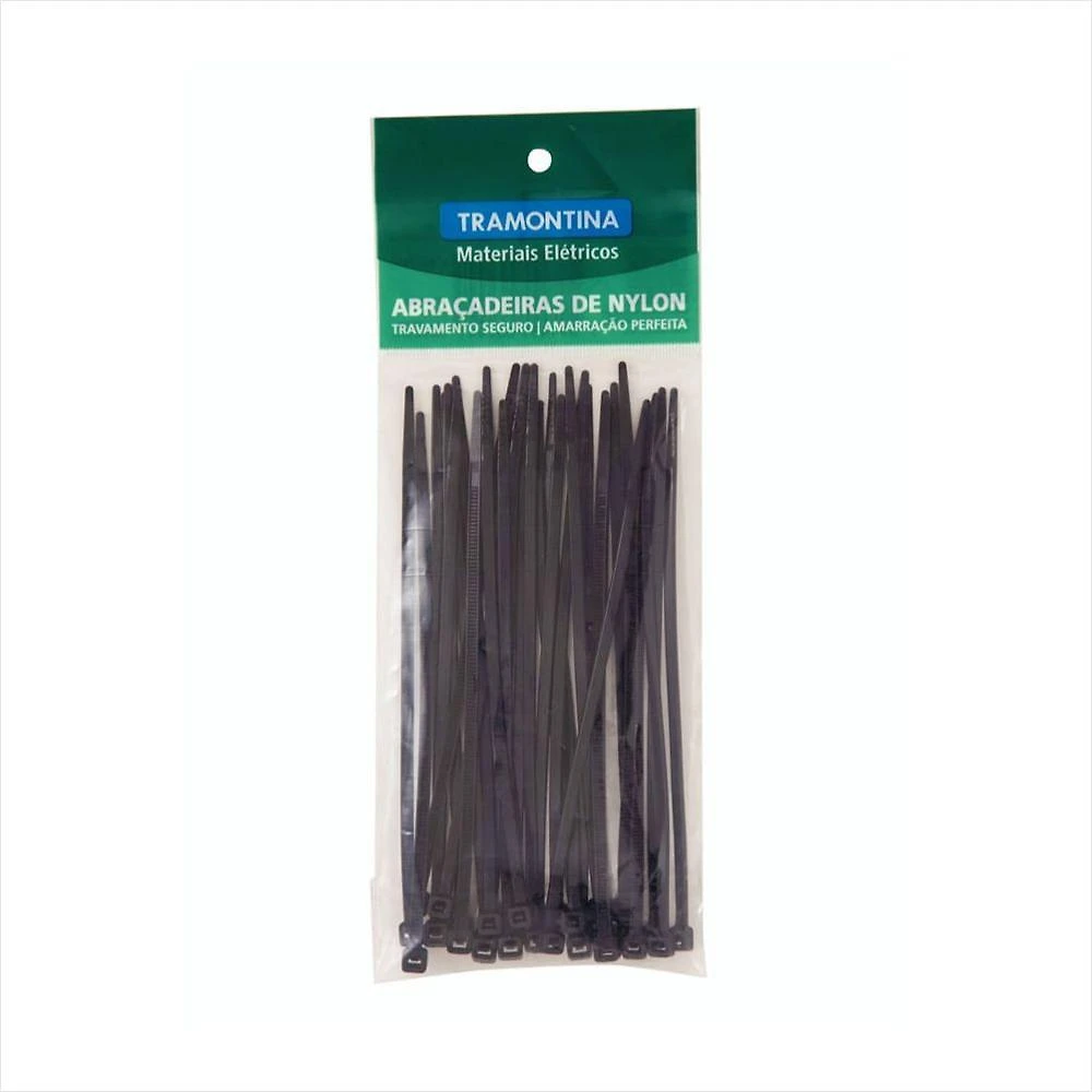 Abraçadeira nylon 400x4,80 preto