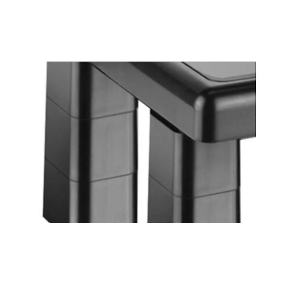 Suporte para Monitor Quadrado AC125 com Ajuste de Altura e Design Compacto Preto Multi