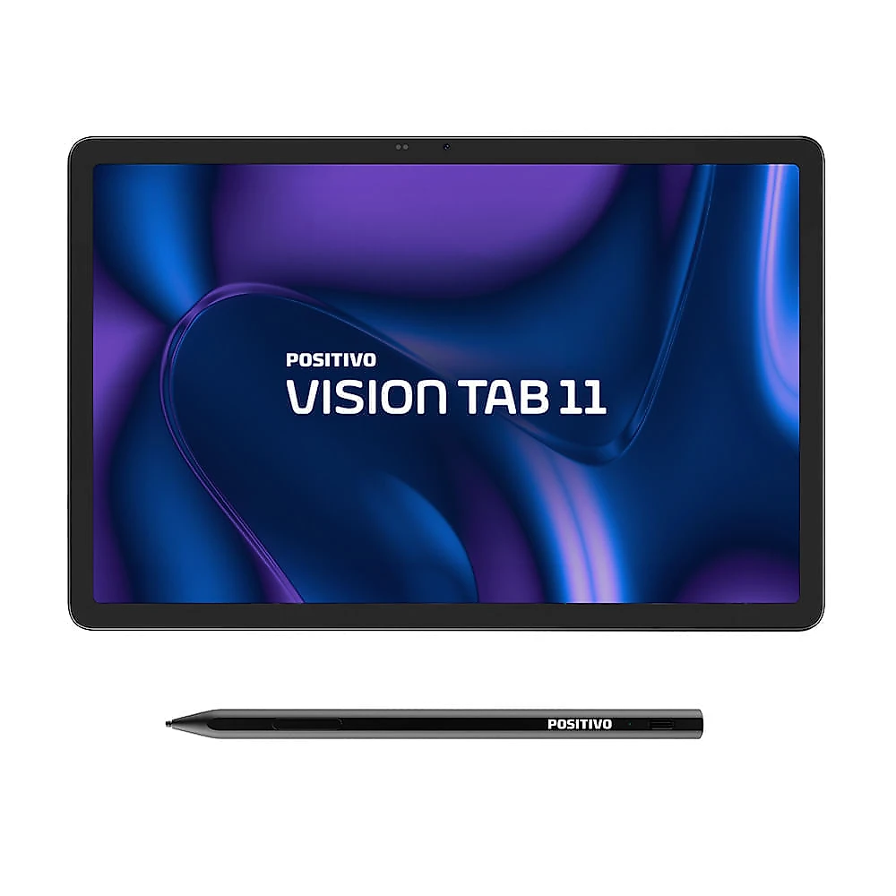 Tablet Positivo Vision TAB 11 com Capa Teclado e Caneta 8GB RAM 128GB 4G 11” Full HD Octa-Core - Preto