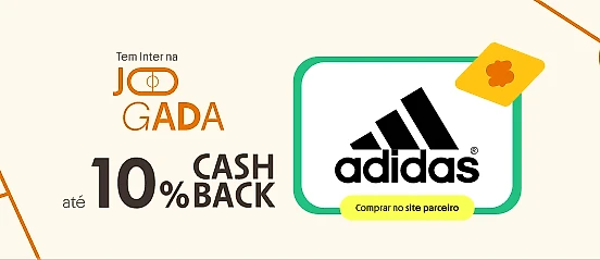 ADIDAS COM ATÉ 10% DE CASHABCK