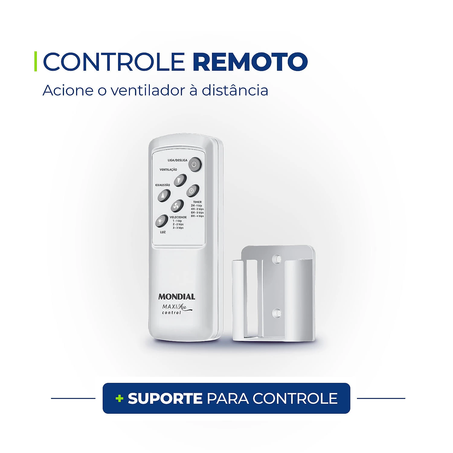 Ventilador de Teto Mondial Maxi Air Control VTE-02 VENTILADOR DE TETO-127V-BRANCO