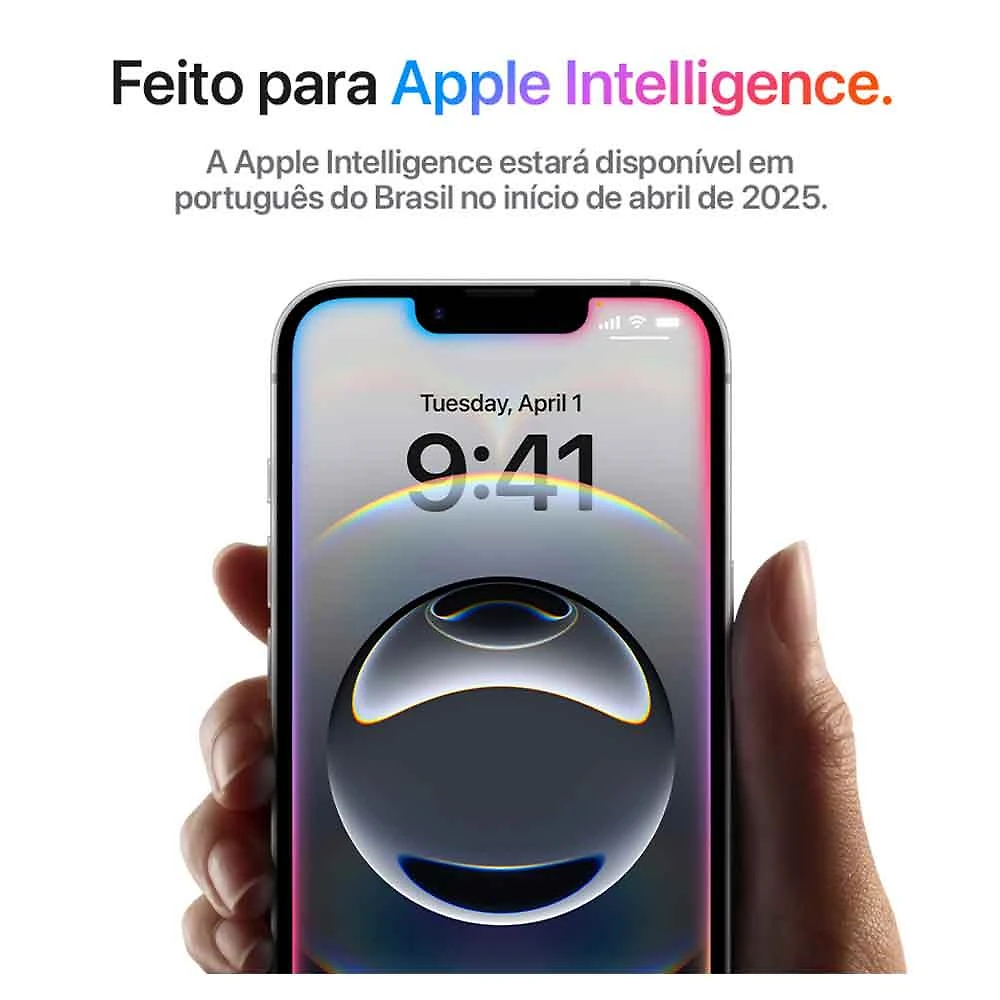 Miniatura iPhone 16e Apple (128GB) Branco, Tela de 6,1", 5G e Câmera de 48 MP Bivolt