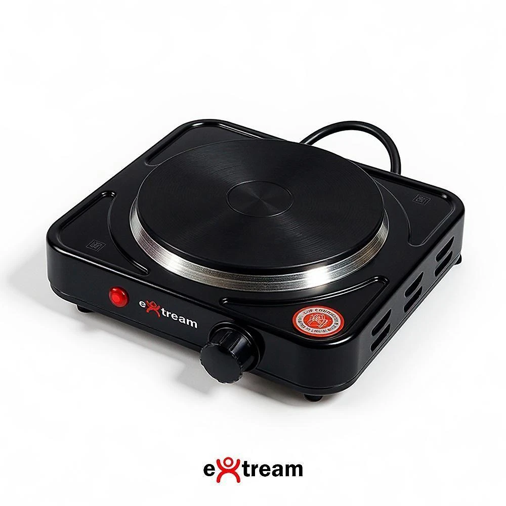 Fogão Portátil Cooktop Elétrico Extream CTEX1B10-127V 1 Boca Vidro Temperado Inox 110V