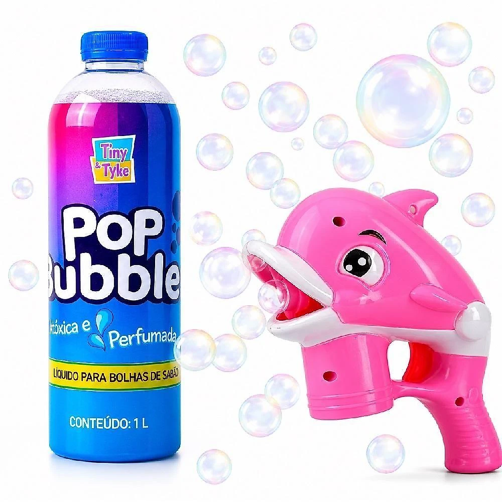 Refil de Bolha de Sabão DBL-715 1L Atóxico para Festas Yeet