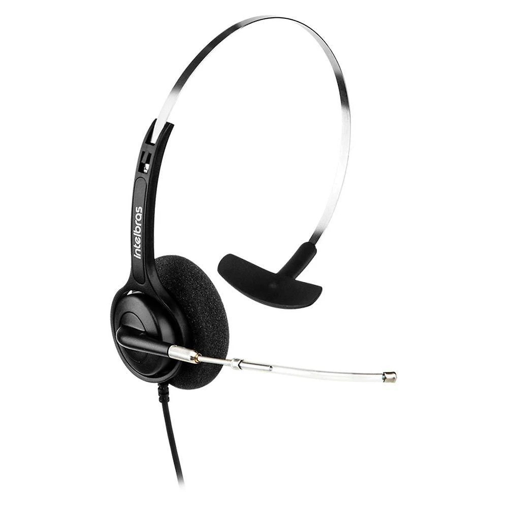 Headset Intelbras THS 40 USB Plug And Play com Microfone Removível