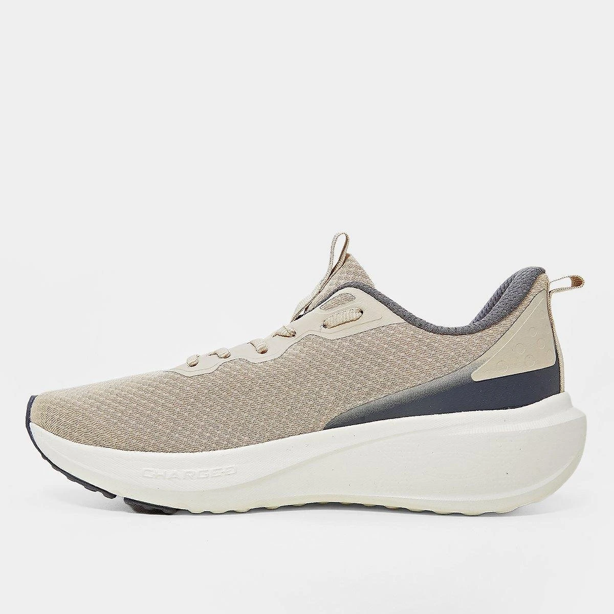 Tênis Under Armour Charged Great Bege+Branco - 34