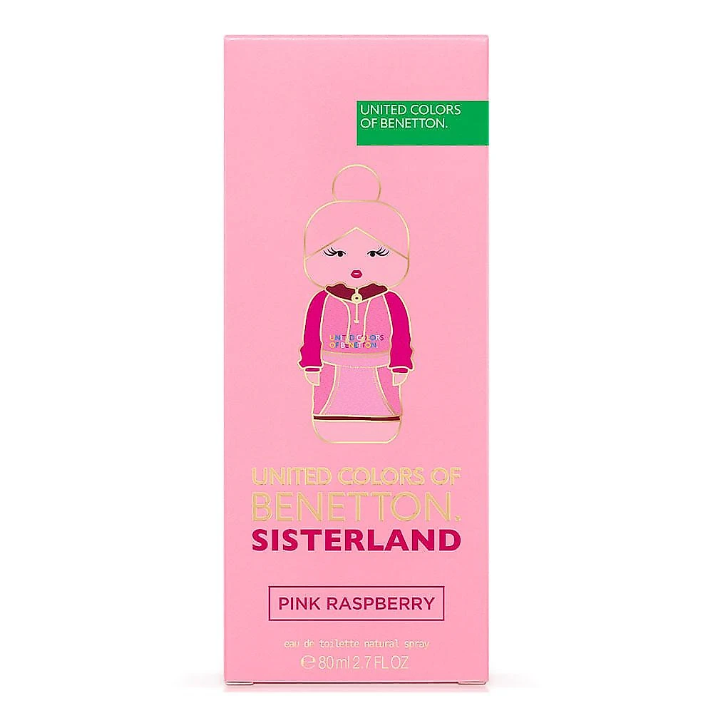 Pink raspberry sisterland united colors of benetton - perfume feminino - edt 80ml