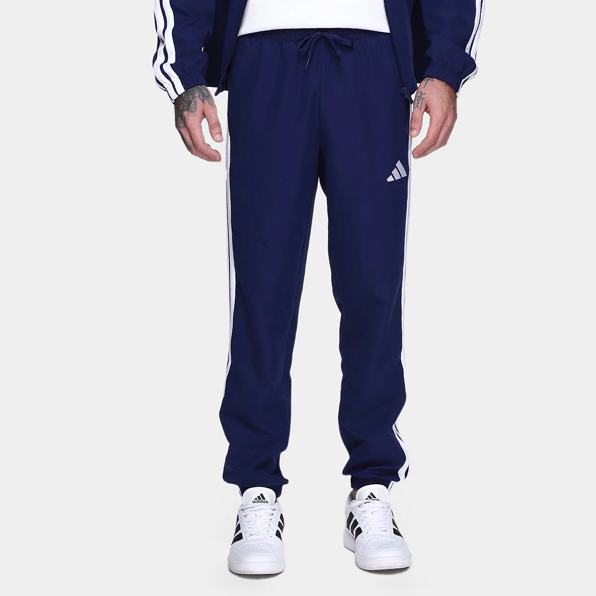 Miniatura Conjunto Adidas Masculino Azul - EGG