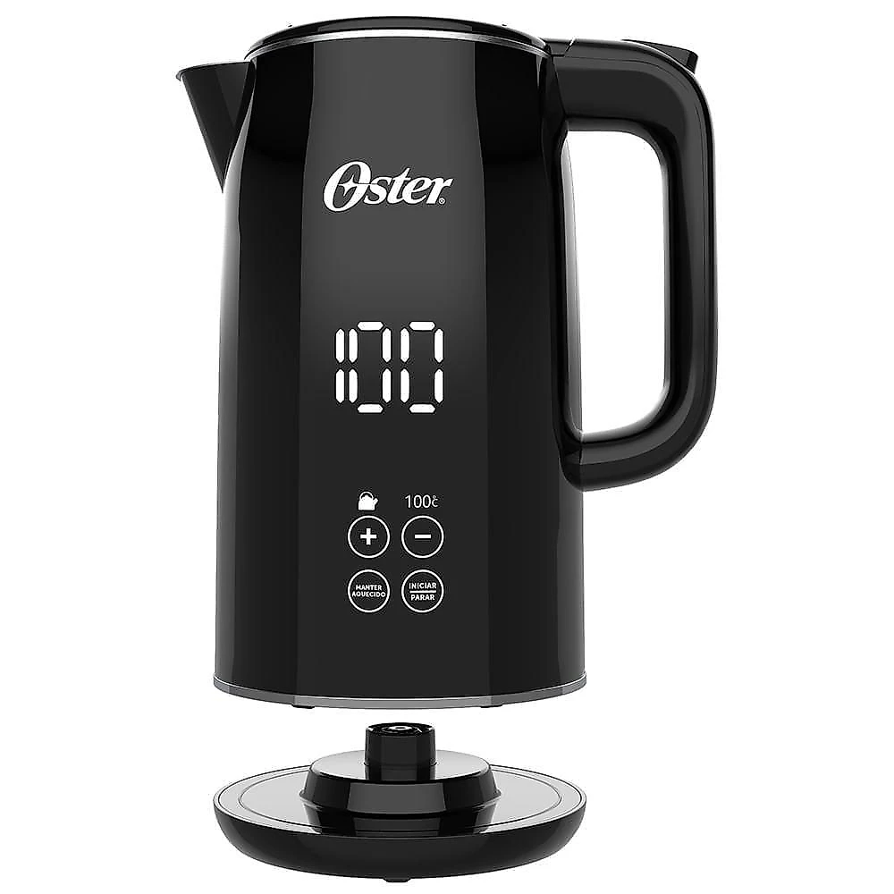 Chaleira Digital Oster Black 1,7L Com Controle De Temperatura 220V