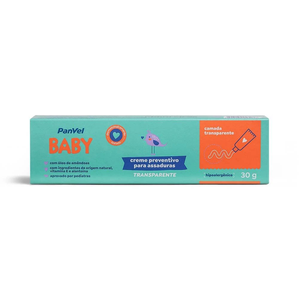Creme Preventivo Para Assaduras Panvel Baby Transparente 30g