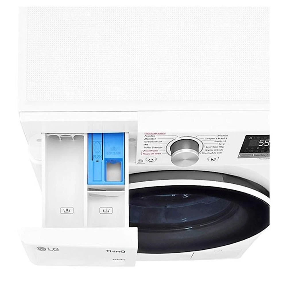 Lava e Seca LG CV5014WC4, 14 Kg, Branco 110 Volts