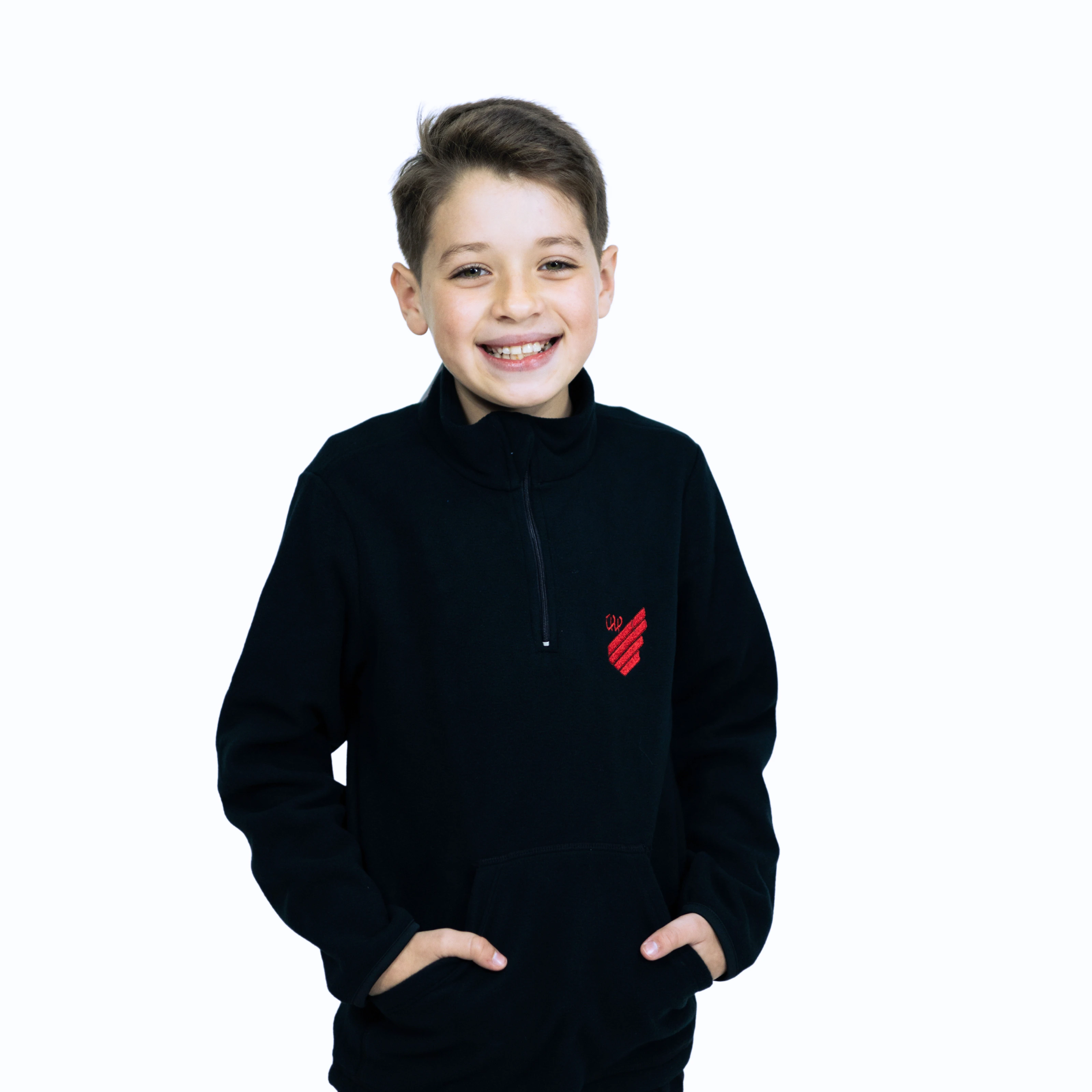 Blusa Infantil Microsoft Athletico Preta