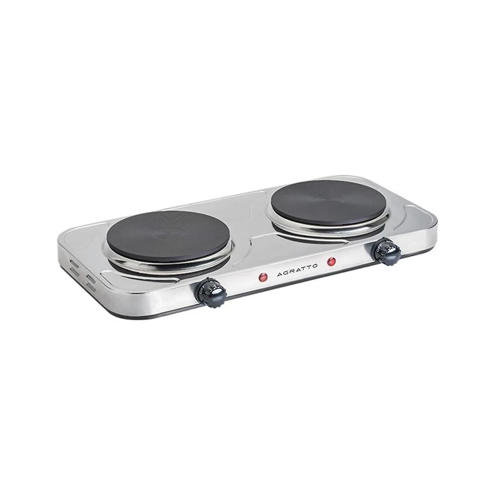 Cooktop 2 Bocas Agratto Elétrico FM-02, Inox - 220 Volts