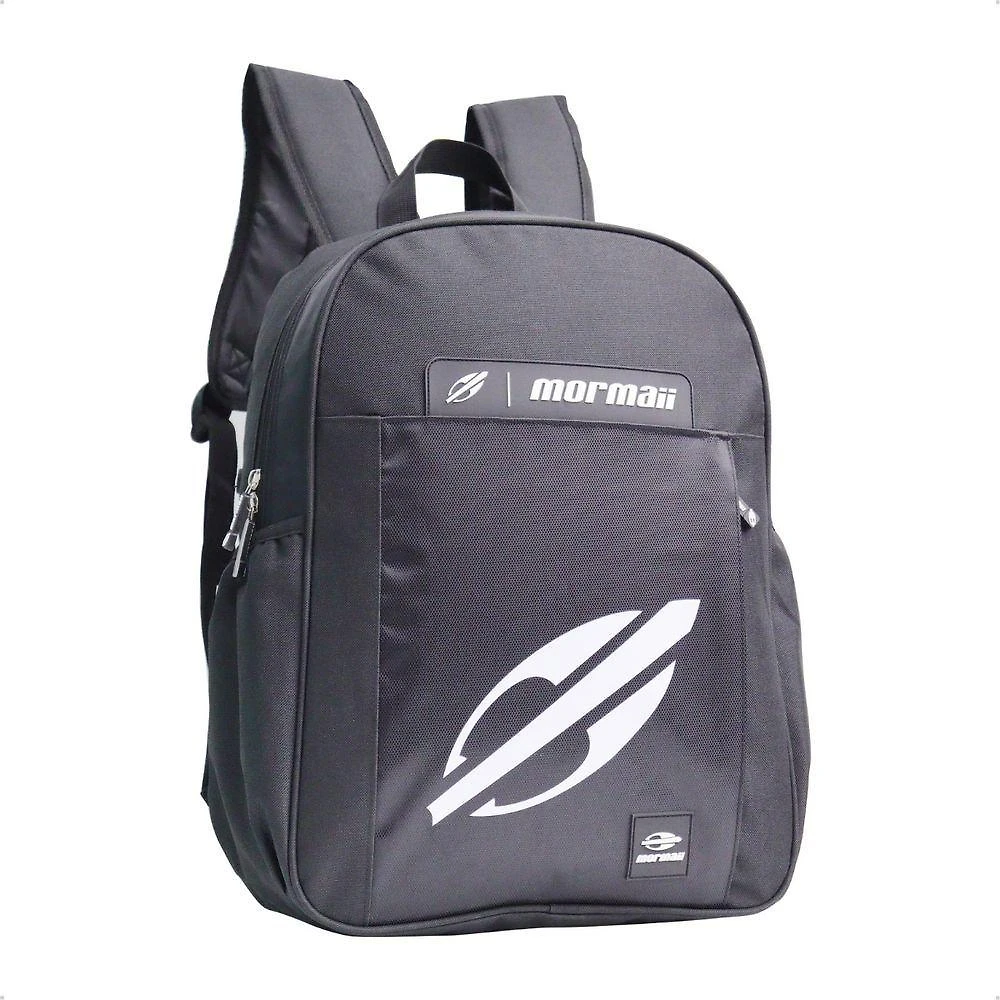 Mochila Mormaii Casual Poliéster 20L Preto Unissex Compartimento Notebook