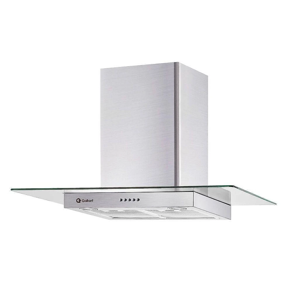 Coifa parede gallant venezia vidro reto inox 90cm 220v