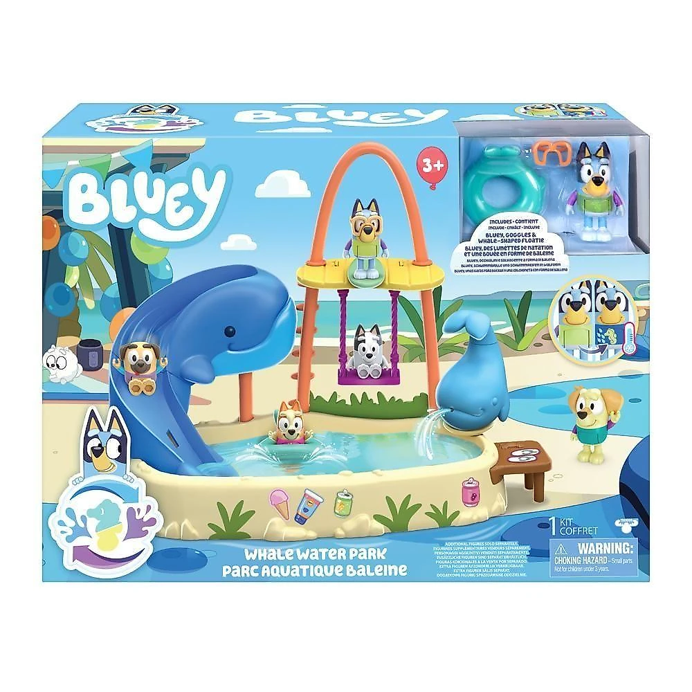 Playset Ilha da Baleia com Efeito de Mudança de Cor Azul Candide