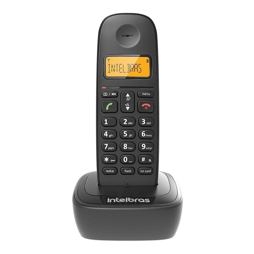 Miniatura Telefone Sem Fio Intelbras Ts-2513 Id Preto 4122513
