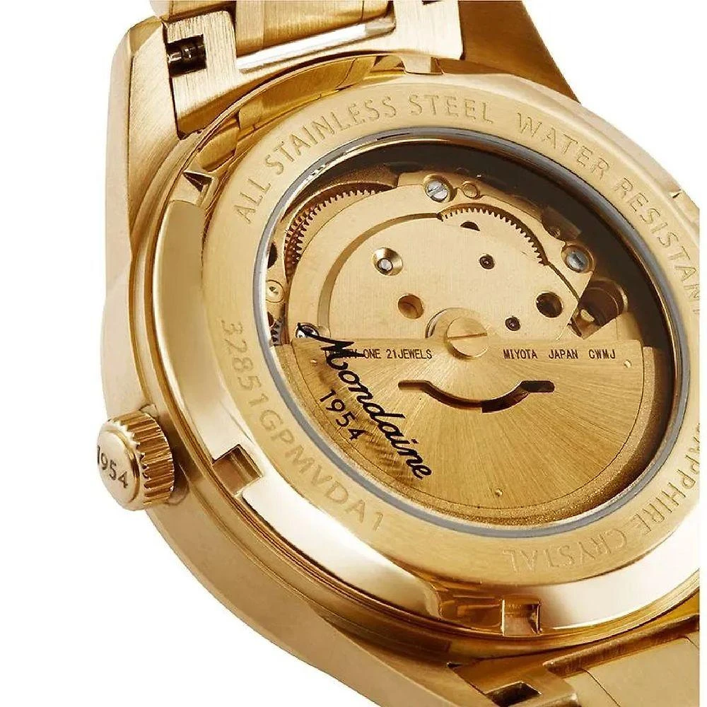 Miniatura Relógio Mondaine Automático 32851gpmvda1 Dourado - Edição Especial 70 Anos