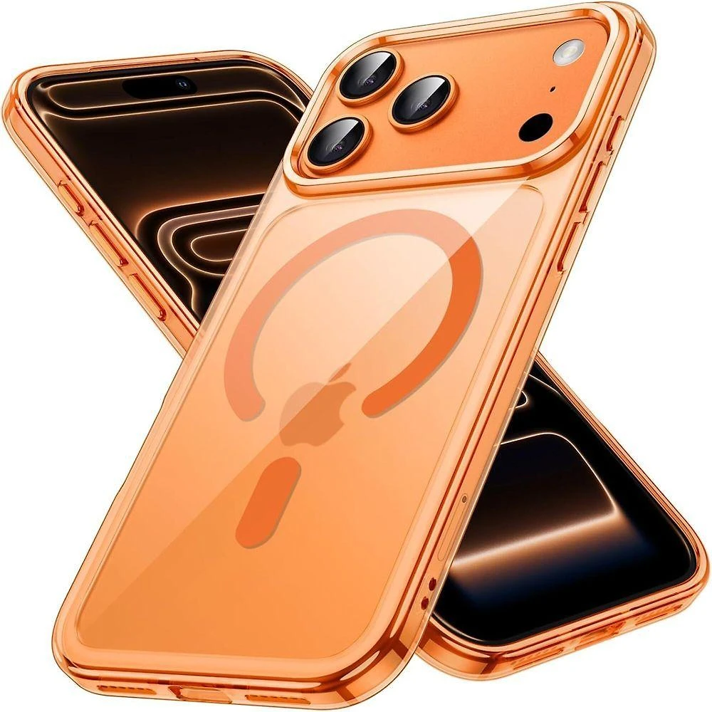 Capa Iphone 17 Pro Max 6,9 Magnética Magsafe Prova de Choque Transparente