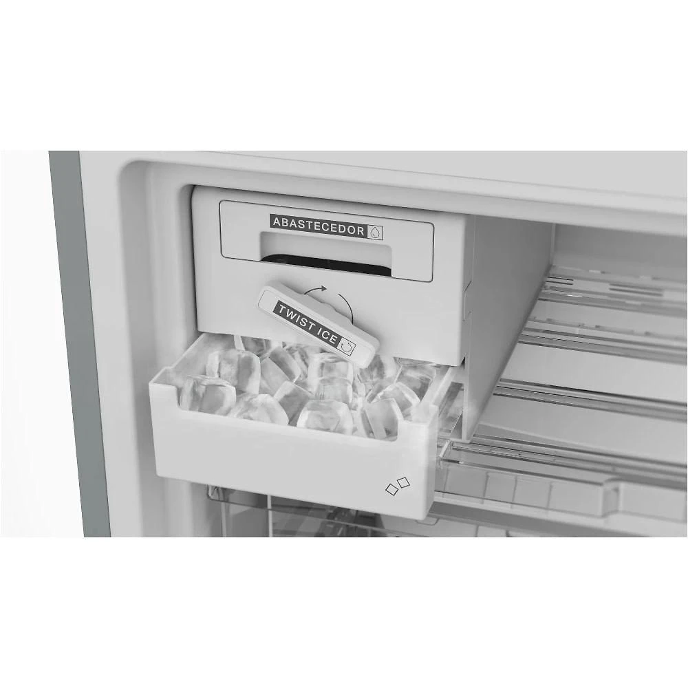 Geladeira Brastemp Frost Free Inverse 447L Inox BRE57FK 127V