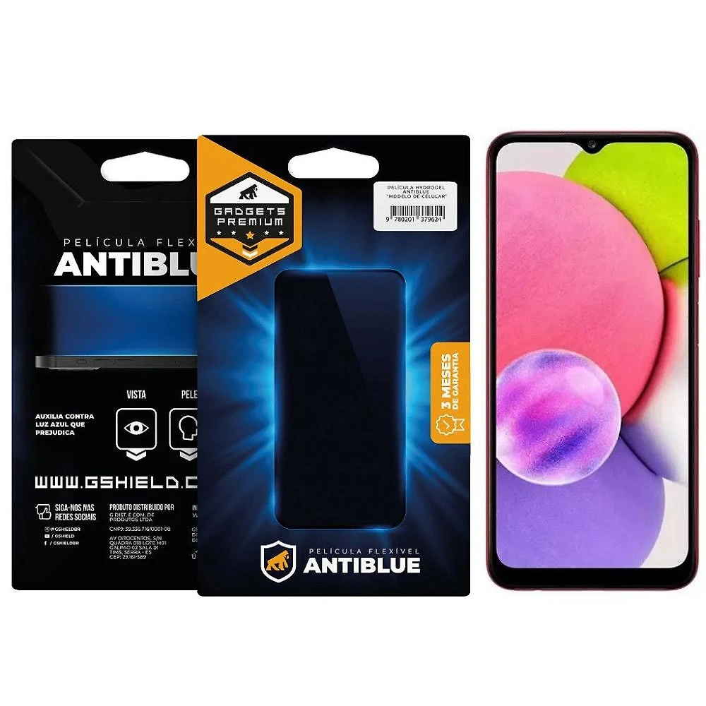 Película para Samsung Galaxy A03s - AntiBlue - Gshield
