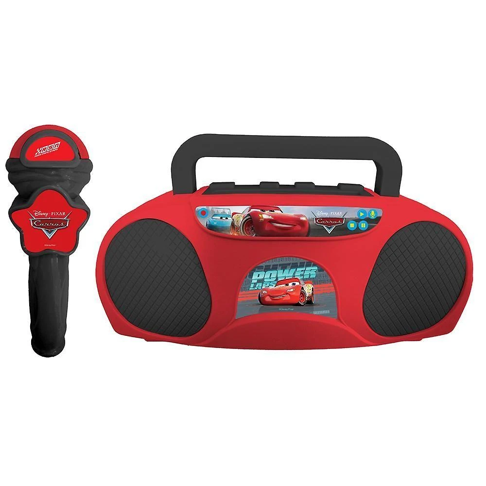 Boombox Karaoke Infantil com Função Amplificadora e Design Temático Azul Candide