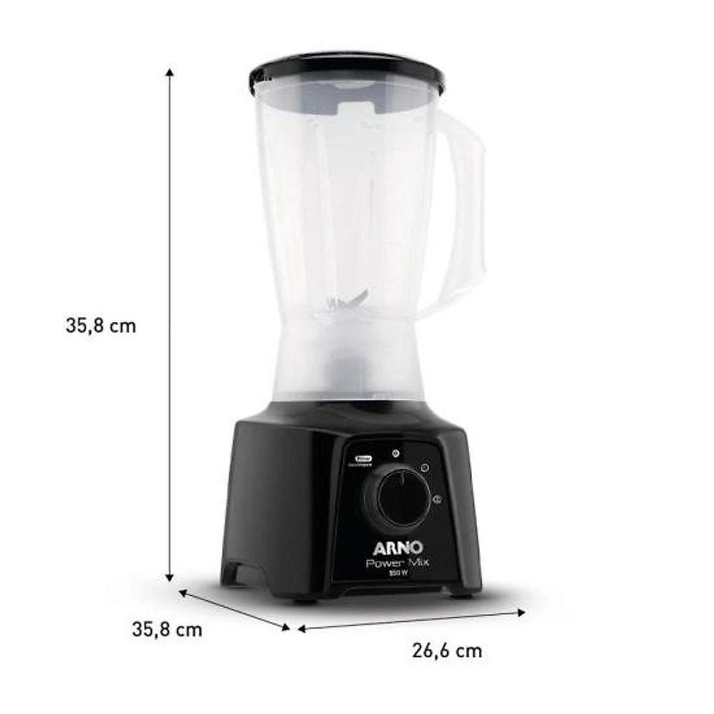Liquidificador Arno Power Mix 550W Preto 110V