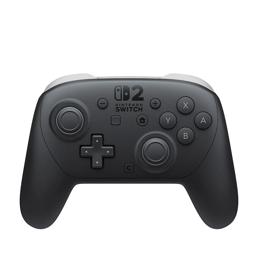 Controle Nintendo Pro para Nintendo Switch 2, Preto e Branco