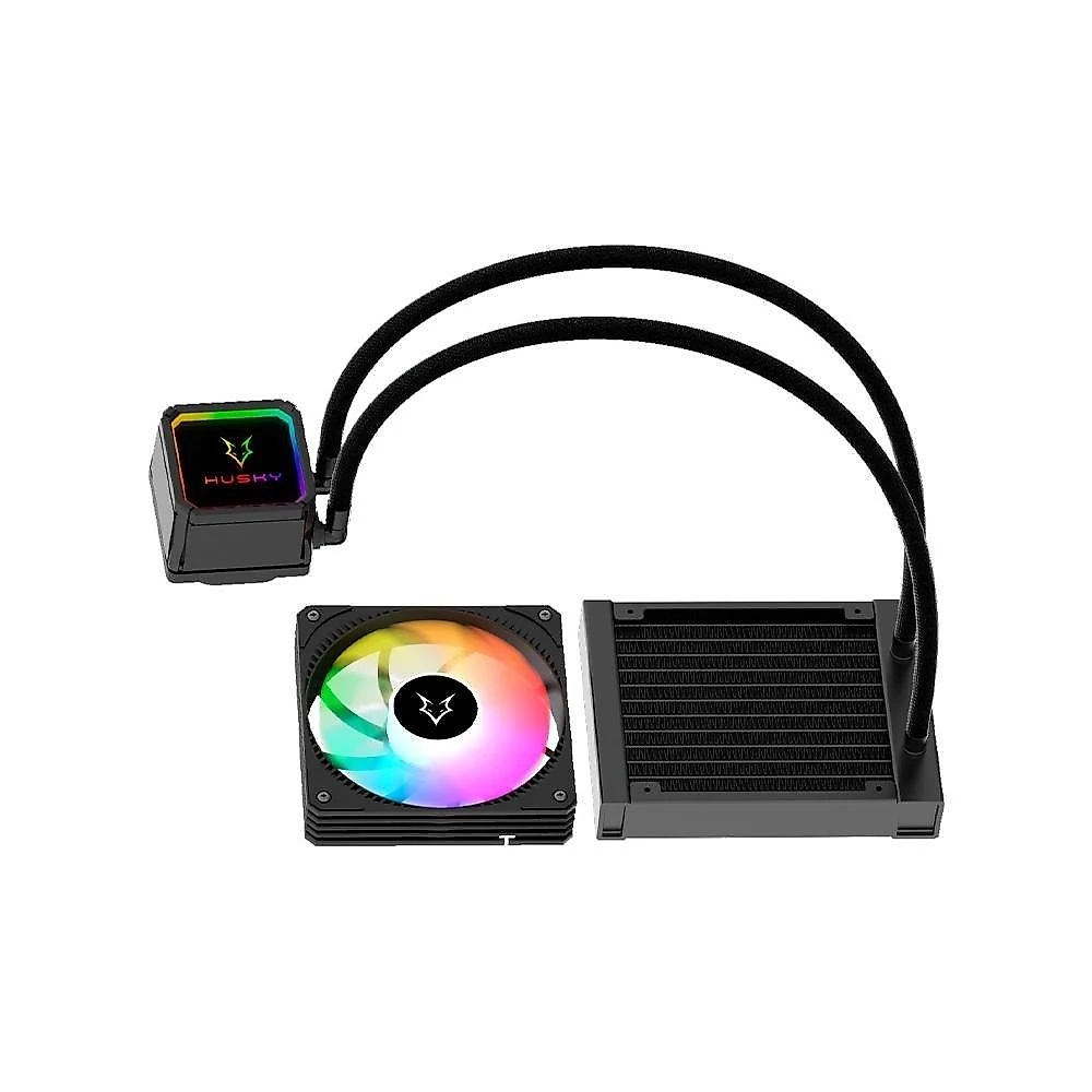 Water Cooler Husky Freezy, Iluminação ARGB, 120mm, AMD e Intel, Preto - HWT100PT