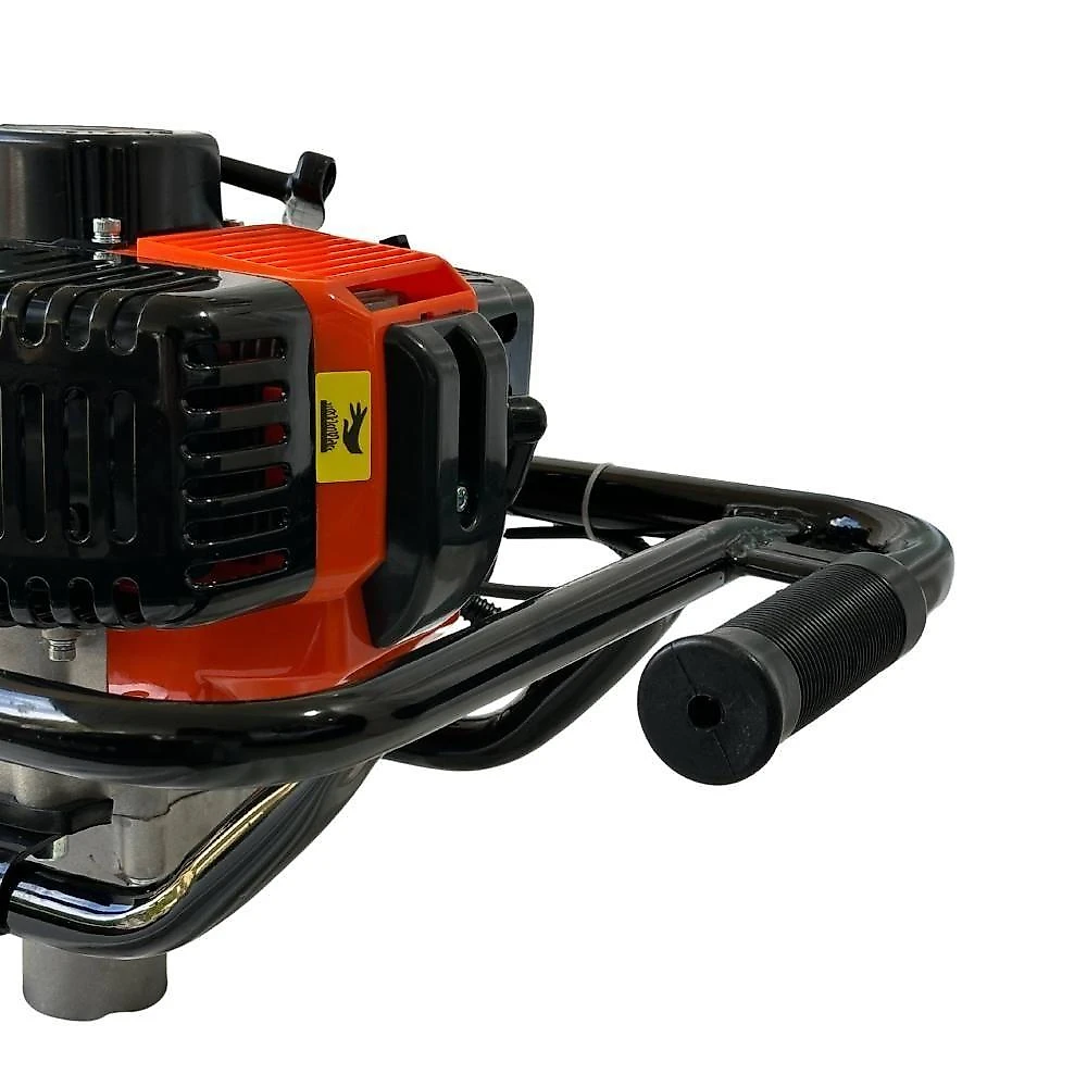 Perfurador de Solo VPS52 com Motor 52cc 2HP Laranja VANT com Brocas 80x20cm 80x25cm 80x30cm e Óleo