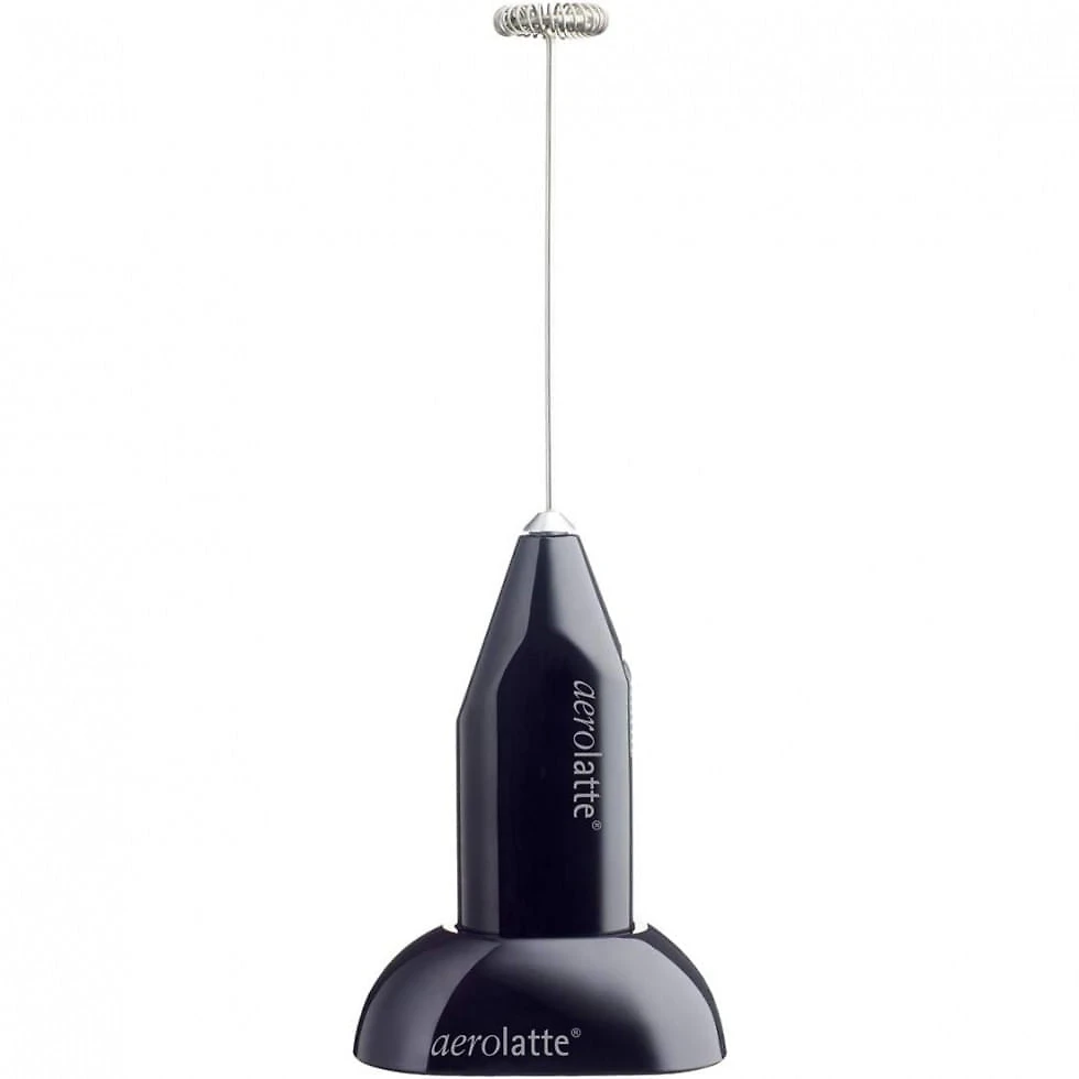 Aerolatte 045BLK Espumador Elétrico de Leite em Aço Inoxidável a Bateria, Preto