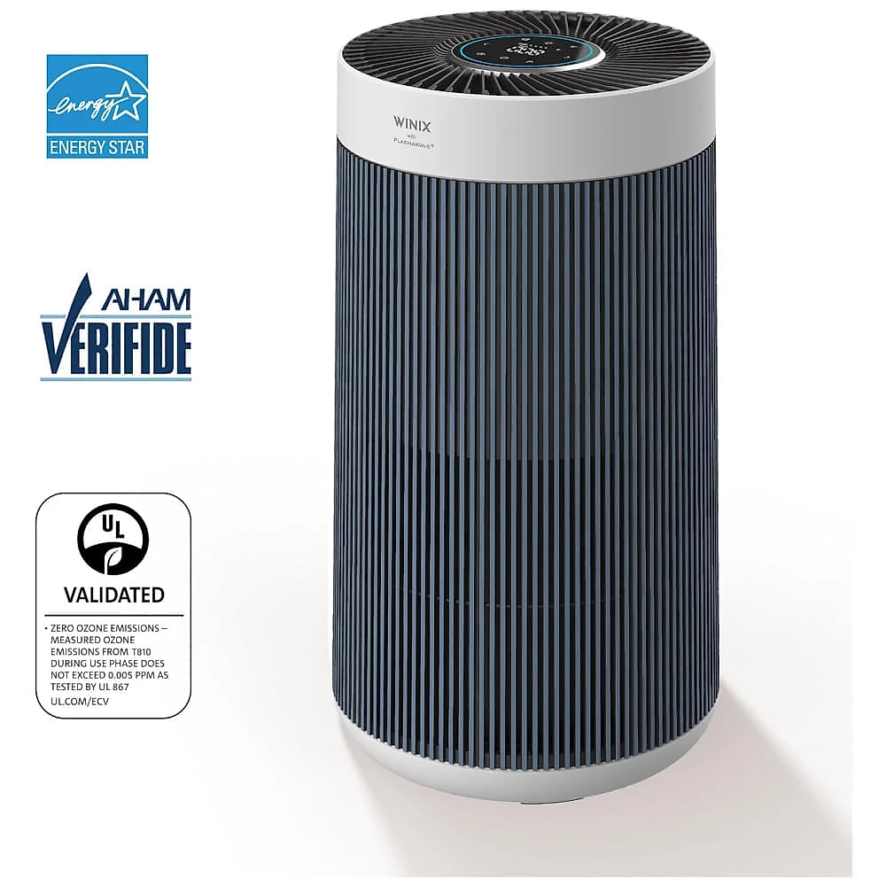 Purificador de Ar WINIX T830 para Ambientes Extra Grandes de até 183m² com WiFi, Monitor de Qualidade do Ar e Filtro True HEPA